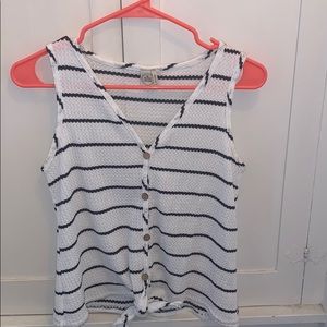 Striped tank top shirt